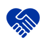Hands in heart icon